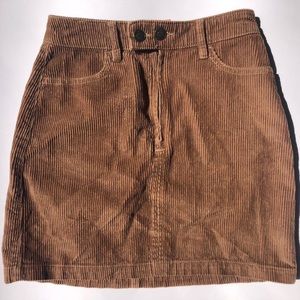 Hollister brown high rise skirt size 00